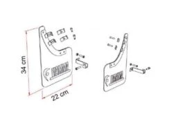 Fiamma Mud Flap Front -Magasin Obelink 250995 250995 images other fiammamudflapfront2 2 ecommerce