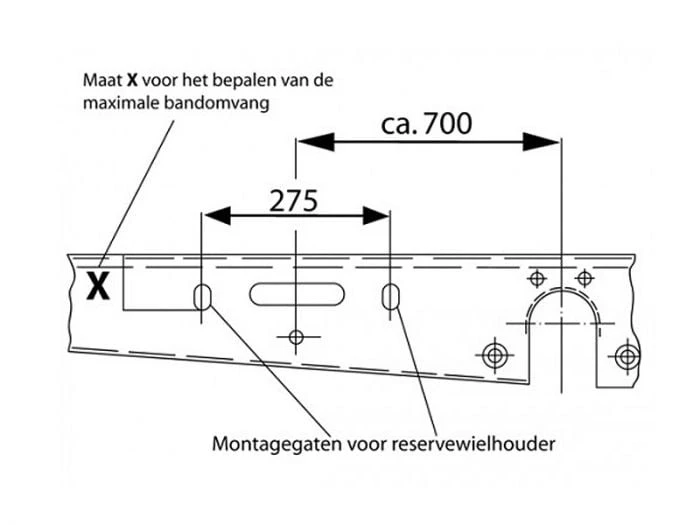 AL-KO support de roue de secours type C AL-KO Support De Roue De Secours Type C -Magasin Obelink 331104 331104 images other alko reservewiel houder c 2 ecommerce 1
