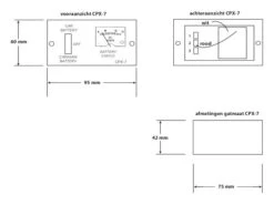 ZIG CPX7 Voltmètre Avec Cadran De Contrôle -Magasin Obelink 539705 539705 images other zig controlepaneel cpx7 voltmeter1 ecommerce