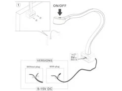 Cordoba Lampe De Lecture Flexible LED -Magasin Obelink bba cordoba flexibele lamp4 ecommerce 5249 1