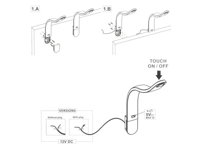 Léon lampe de lecture flexible LED Léon Lampe De Lecture Flexible LED -Magasin Obelink bba leon led lamp zwart2 ecommerce d8b3