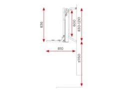 BR-Systems Short Porte-vélos élévateur électrique 8 BR-Systems Short Porte-vélos élévateur électrique -Magasin Obelink br systems short elektrische lift fietsendrager tekening ecommerce d04a