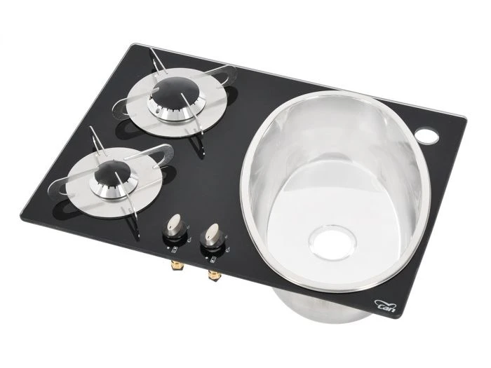 CAN PV1362 combiné plaque de cuisson gaz avec évier CAN PV1362 Combiné Plaque De Cuisson Gaz Avec évier -Magasin Obelink can pv1362 kook spoelcombinatie hoofd ecommerce fa65
