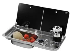 CAN FL1766 Combiné Plan De Cuisson Gaz Avec évier