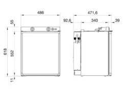 Dometic RM5310 Réfrigérateur -Magasin Obelink dometickoelkastrm53102 2 ecommerce 4ebf