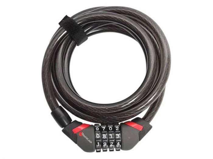 DoubleLock Coil Cable Combo câble antivol DoubleLock Coil Cable Combo Câble Antivol -Magasin Obelink doublelock kabelslot coil cable combo1 ecommerce 39ef