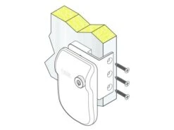 Fiamma Safe Door Frame Serrure De Sécurité -Magasin Obelink fiamma safe door frame white1 ecommerce 7514 2