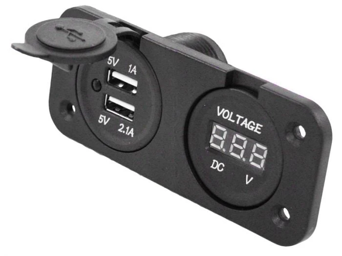 Haba socle encastré compteur de tension + 2x USB Haba Socle Encastré Compteur De Tension + 2x USB -Magasin Obelink haba12voltvoltmeterinbouwdoos ecommerce eb01