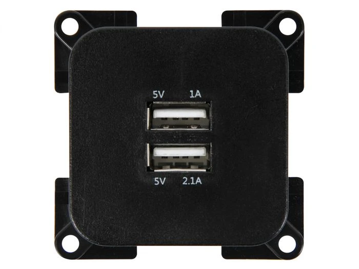 Haba C-Line prise encastrée double USB Haba C-Line Prise Encastrée Double USB -Magasin Obelink haba c line usb contactdoos hoofd ecommerce 6ce9